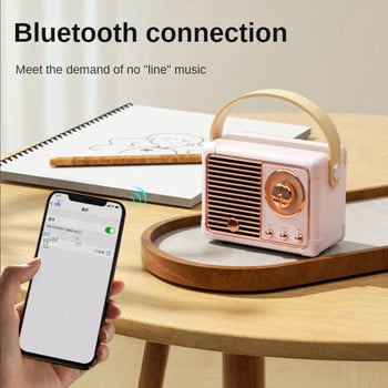 Ретро Bluetooth високоговорител U Disk TF карта с FM творчески подарък Преносима мини звукова кутия USB Mini Outdoor