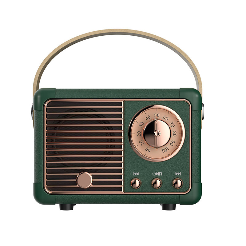 Retro Bluetooth hangszóró U Disk TF kártya FM kreatív ajándék hordozható mini hangdoboz USB mini kültéri