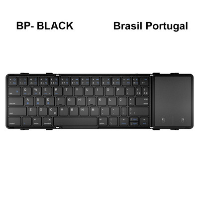 AVATTO Mini tastatură portabilă pliabilă fără fir Bluetooth 5.1 cu conexiune 3 canale pentru Windows Android IOS Tabletă ipad Telefon