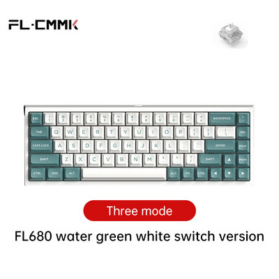 Μηχανικό πληκτρολόγιο τριών λειτουργιών FL·ESPORTS FL680 68 πλήκτρων RGB με δυνατότητα εναλλαγής 2,4G ασύρματο Bluetooth ενσύρματο Win/Mac/iPad