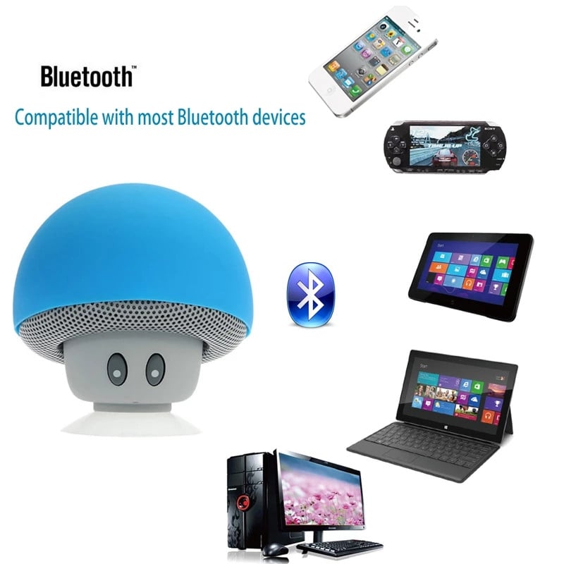 Hordozható mini hangszóró vezeték nélküli szilikon Bluetooth hangszóró 3 W gomba hangszóró szuper basszus telefon lejátszó tapadókorong tartó
