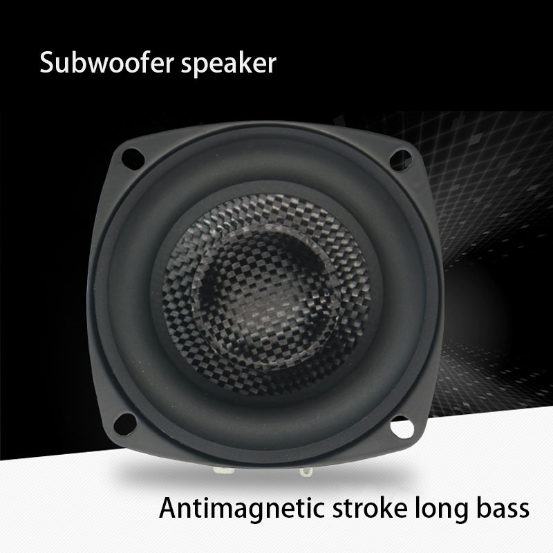 25~40W Μονάδα ηχείων 3 ιντσών 4~8ohm Woofer Subwoofer Ηχείο Bass Hifi LoudSpeaker Μονάδα μεγάφωνο γυάλινη ίνα υφασμένη λεκάνη χαμηλής συχνότητας