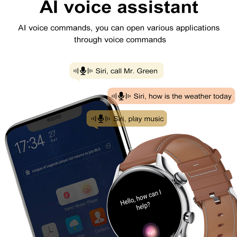 Smart Watch HK8 Pro Amoled Screen AI Voice Bluetooth Call Pulzus-egészségfigyelő I30 Smartwatch Fitness Tracker