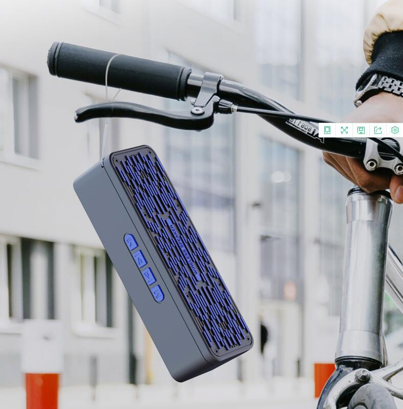 Prenosný Bluetooth reproduktor, bezdrôtový vonkajší reproduktor TWS Bluetooth 5.0 s 3D stereo subwooferom, vstavaná batéria 2000 mAh