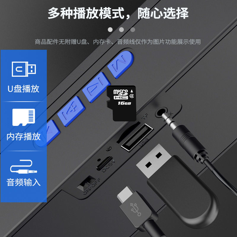 Prenosný Bluetooth reproduktor, bezdrôtový vonkajší reproduktor TWS Bluetooth 5.0 s 3D stereo subwooferom, vstavaná batéria 2000 mAh