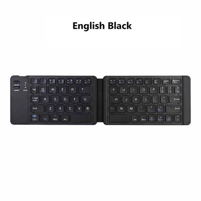 AVATTO Light-Handy mini vezeték nélküli Bluetooth összecsukható billentyűzet, összecsukható vezeték nélküli billentyűzet IOS/Android/Windows ipad táblatelefonhoz