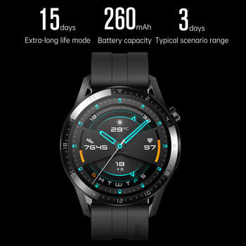 За Huawei Xiaomi Phone GT3 Smartwatch Men Android 360*360 1.32 Inch Screen Bluetooth Call Водоустойчив смарт часовник за мъже Жени