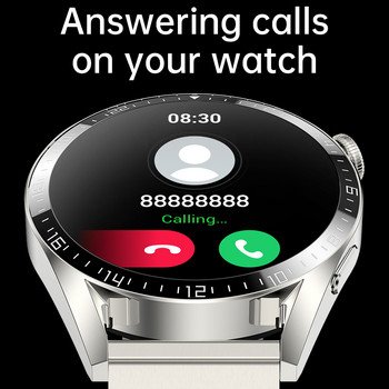 За Huawei Xiaomi Phone GT3 Smartwatch Men Android 360*360 1.32 Inch Screen Bluetooth Call Водоустойчив смарт часовник за мъже Жени