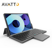 AVATTO 3 kanala prijenosna bežična Bluetooth 5.2 tablet tipkovnica s touchpadom sklopiva torbica za Windows Android IOS ipad telefon