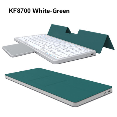 AVATTO 3 kanala prijenosna bežična Bluetooth 5.2 tablet tipkovnica s touchpadom sklopiva torbica za Windows Android IOS ipad telefon