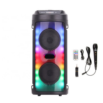 TWS Ασύρματη στήλη μπάσων Φορητό ηχείο Bluetooth Υπαίθριο φανάρι Soundbox Home K Song Ήχος TF U Αναπαραγωγή δίσκου Υπογούφερ HiFi