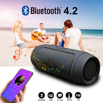 Безжичен високоговорител Мощен субуфер Super Bass Soundbar Стерео Bluetooth високоговорител TF FM радио Boombox Музикален плейър Vitog YYK