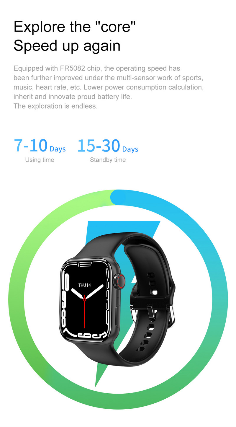 Έξυπνο ρολόι Series 7 i7 Mini 41mm 7 Bluetooth Κλήση Παρακολούθηση καρδιακού παλμού IP67 αδιάβροχο ηλεκτρονικό ρολόι Smartwatch 2022