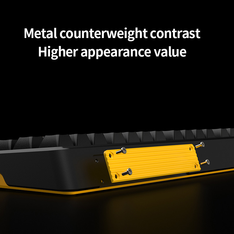 FL·ESPORTS CMK87-SA Μηχανικό πληκτρολόγιο μονής λειτουργίας 87 πλήκτρων Πλήρες πλήκτρο με δυνατότητα εναλλαγής σε λειτουργία πληκτρολογίου γραφείου Τυπική διάταξη 80%