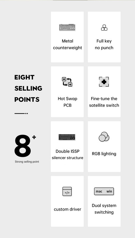 FL·ESPORTS CMK87 Μονόδρομο-Τρις-Λειτουργία Πλήρες Κλειδί Hot Swap 87-Key 2,4G Ασύρματο ενσύρματο μηχανικό πληκτρολόγιο PBT Keycap
