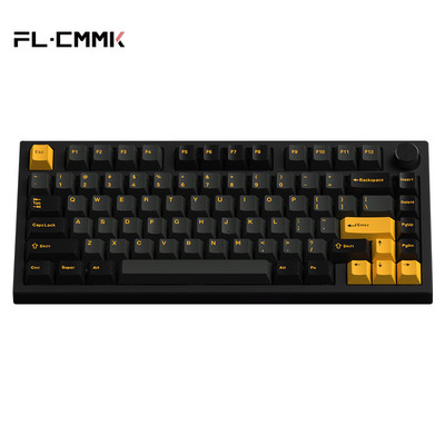 Πρόγραμμα οδήγησης ρύθμισης παραμέτρων για εφέ φωτισμού RGB FL ESPORTS GP75 τριών λειτουργιών μηχανικό πληκτρολόγιο 80 πλήκτρων Hot-Swappable