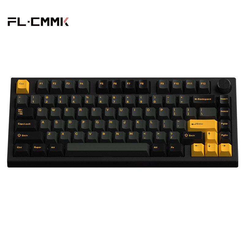 Πρόγραμμα οδήγησης ρύθμισης παραμέτρων για εφέ φωτισμού RGB FL ESPORTS GP75 τριών λειτουργιών μηχανικό πληκτρολόγιο 80 πλήκτρων Hot-Swappable