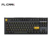 FL ESPORTS GUANGMO X3 Jednomodni optički prekidač Mehanička tipkovnica 87 tipki Hot Swap RGB Gaming Work