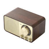 Drveni Bluetooth-kompatibilni 5.0 zvučnik Retro Classic Soundbox Stereo Surround Super Bass Subwoofer AUX FM Radio Za Računalo PC