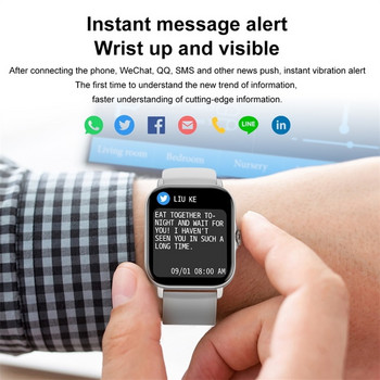 2023 Нов смарт часовник T12 Bluetooth-Call Мъже Жени 1,81-инчов пълен сензорен екран Кръвно налягане Спорт Фитнес Водоустойчив смарт часовник
