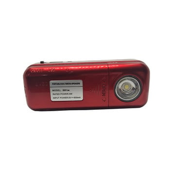 B-851SS със силно LED фенерче Преносимо FM радио високоговорител USB TF плейър Поддържа две акумулаторни батерии 18650
