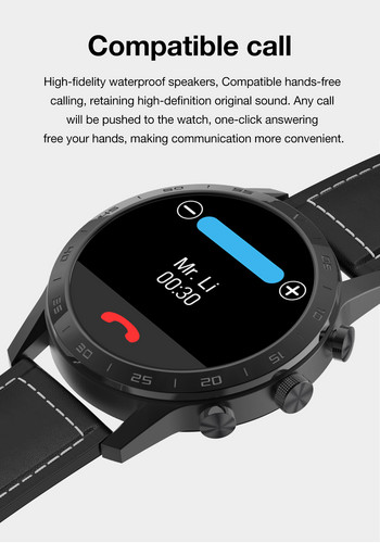 НОВ 2023 Смарт часовник с безжично зареждане Мъжки смарт часовник IP68 Водоустойчиви часовници Фитнес гривна за Android Apple Huawei Xiaomi