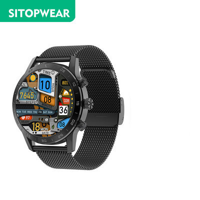 NOU 2023 Ceas inteligent cu încărcare fără fir Ceas inteligent pentru bărbați IP68 Ceasuri rezistente la apă Brățară de fitness pentru Android Apple Huawei Xiaomi