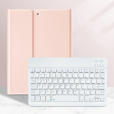 Puzdro pre iPad Air 4 s bezdrôtovou Bluetooth klávesnicou, hebrejčinou, španielčinou, kórejčinou, thajčinou pre iPad Pro 11 12.9 2021 Air 2 puzdro s myšou Funda