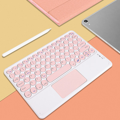 iPad billentyűzethez érintőpaddal Bluetooth-kompatibilis vezeték nélküli billentyűzethez iPad Pro Airhez Xiaomi Huawei táblagéphez Android Windows