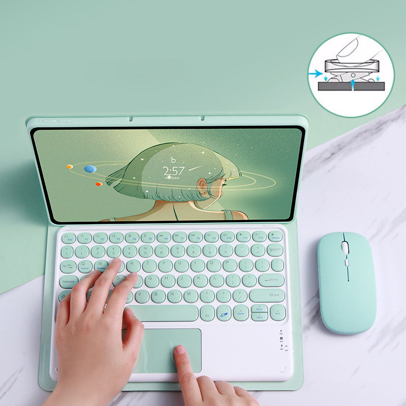 Tastatură cu carcasă magnetică fără fir pentru Xiaomi Mipad 5 2021 rusă spaniolă coreeană pentru Mi Pad 5 Pro Funda inteligentă de 11 inchi