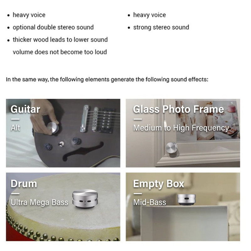 Bezdrôtový Bluetooth reproduktor s vibráciami a kostným vedením, digitálny audio TWS, najmenšie bezdrôtové reproduktory, dropshipping, doprava zdarma