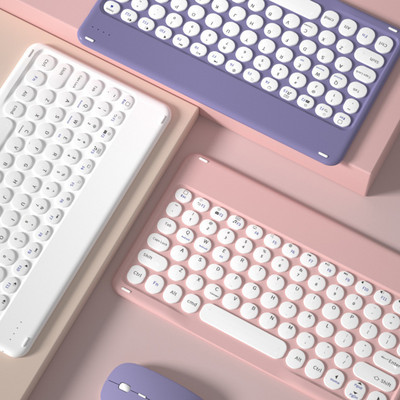 Za iPad Mini 6 Air Kombinacija tipkovnice i miša Bežična Bluetooth ruska španjolska tipkovnica Teclado za Android IOS Windows Tablet