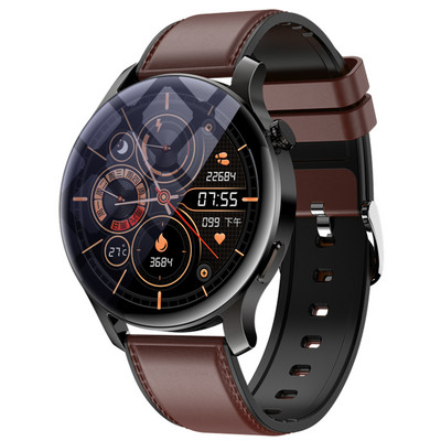 RUNDI jauns viedais pulkstenis vīriešiem sporta viedpulkstenis Sirdsdarbības ātruma asins skābekļa monitoringa zvanu atgādinājums Fitness operētājsistēmai IOS Android XiaoMI