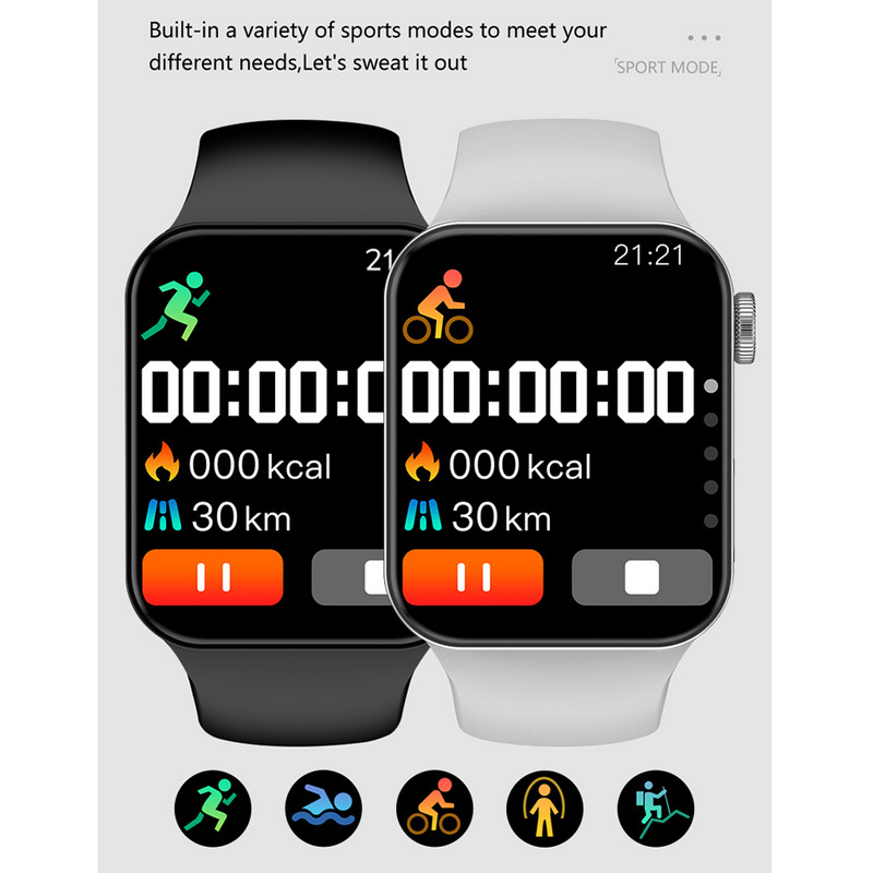 LEMFO T100 Max Pametni sat Muškarci Žene Pametni sat prilagođeni brojčanik Bluetooth poziv NFC Mjerač otkucaja srca 2.0 inča 395*460