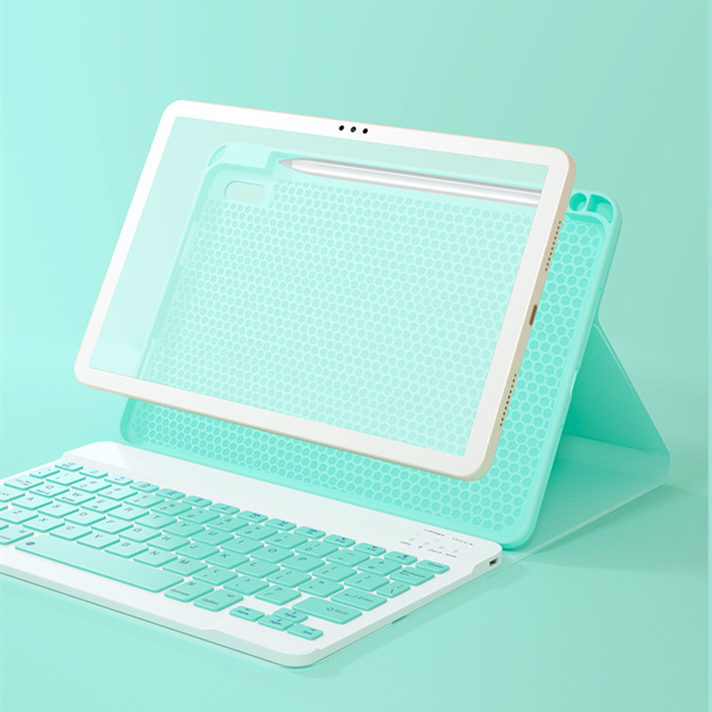 Tastatūras futrālis Huawei Matepad 11 10.4 T10s T10 S Pro 10.8 MediaPad M6 vāciņš arābu krievu spāņu korejiešu tastatūras vāciņš