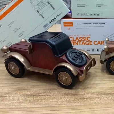 Αμερικανικό ρετρό ασύρματο ηχείο bluetooth φορητό υπογούφερ μίνι FM ραδιόφωνο εξωτερικού χώρου μικρό πιστόλι από χάλυβα creative caixa de som