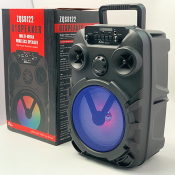 Κιβώτιο ηχείων Bluetooth υψηλής ισχύος 60W Φορητή στήλη Stereo Surround Ασύρματο Subwoofer Square Dance Outdoor Soundbox με MIC