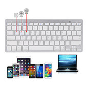 Bezdrôtová klávesnica so 78 klávesmi, kompatibilná s Bluetooth, ruština/kórejčina/španielčina/francúzština/arabčina pre iPad Air Pro a Windows/Android notebooky