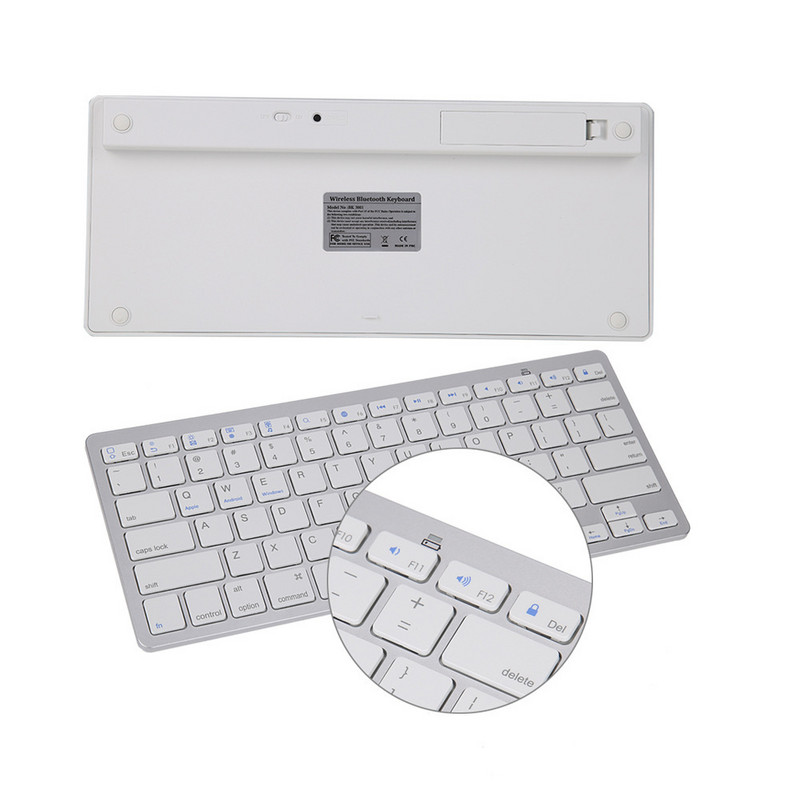 Bezdrôtová klávesnica so 78 klávesmi, kompatibilná s Bluetooth, ruština/kórejčina/španielčina/francúzština/arabčina pre iPad Air Pro a Windows/Android notebooky