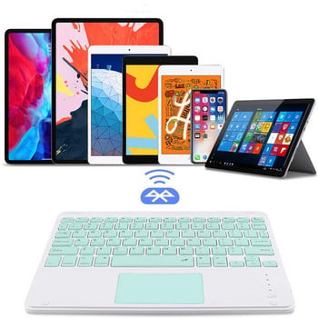 За iPad клавиатура с тъчпад Teclado Wireless Bluetooth-съвместима таблетна клавиатура за Xiaomi Pad 5 за iPad Air 4 2 Pro