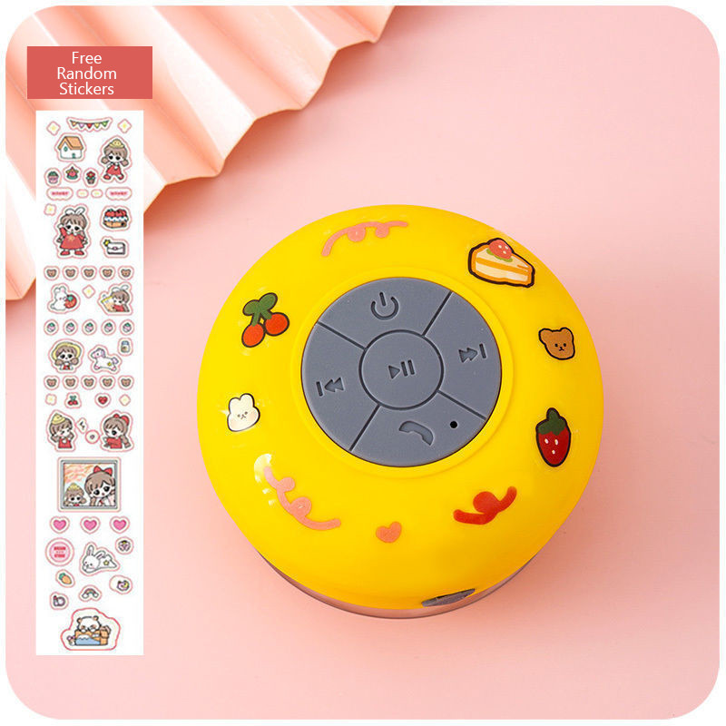 Mini Bluetooth zvučnik Slatki crtani prijenosni univerzalni vodootporni bežični zvučnik bez ruku Tuš Kupaonica Stolno računalo Auto Plaža