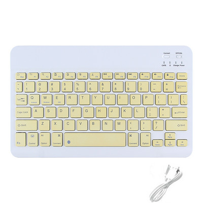 Για iPad Πληκτρολόγιο Επαναφορτιζόμενο ασύρματο Bluetooth, συμβατό με ισπανικό Γαλλικό Κορεάτικο πληκτρολόγιο για iOS Android Windows Phone Tablet