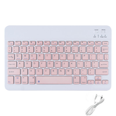 Για iPad Πληκτρολόγιο Επαναφορτιζόμενο ασύρματο Bluetooth, συμβατό με ισπανικό Γαλλικό Κορεάτικο πληκτρολόγιο για iOS Android Windows Phone Tablet