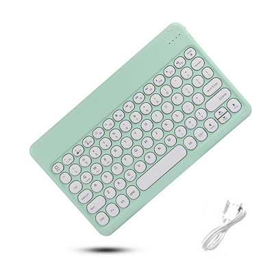 Για iPad Πληκτρολόγιο Επαναφορτιζόμενο ασύρματο Bluetooth, συμβατό με ισπανικό Γαλλικό Κορεάτικο πληκτρολόγιο για iOS Android Windows Phone Tablet