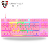 Originalna Motospeed CK82 RGB igračka mehanička tipkovnica 87 tipki LED pozadinsko osvjetljenje USB žičane laserske ergonomske tipkovnice za PC računalo