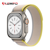 LEMFO Smart Watch Ultra Smartwatch Ανδρικό Γυναικείο Ρολόι Ultra Bluetooth Call NFC Αδιάβροχη οθόνη HD 1,96 ιντσών Ασύρματη φόρτιση