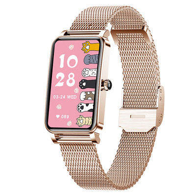 2022, NOVI modni pametni sat, ženski satovi, mjerač otkucaja srca, podsjetnik na poziv, Bluetooth ženski pametni sat, ženski za IOS Android