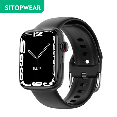 2023 SitopWear Smart Watch Мъже Жени Smartwatch Bluetooth разговори Часовници Персонализирано безжично зареждане Циферблат Фитнес гривна