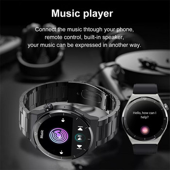 2023 NFC смарт часовник за мъже AMOLED 390*390 HD екран монитор за сърдечен ритъм Bluetooth разговор IP68 водоустойчив смарт часовник за Huawei Xiaomi