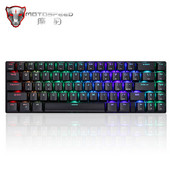 Najnovšia mechanická herná klávesnica Motospeed CK67 RGB USB Mini, červenomodrý spínač, 67 kláves, káblový odnímateľný kábel, prenosná na cesty